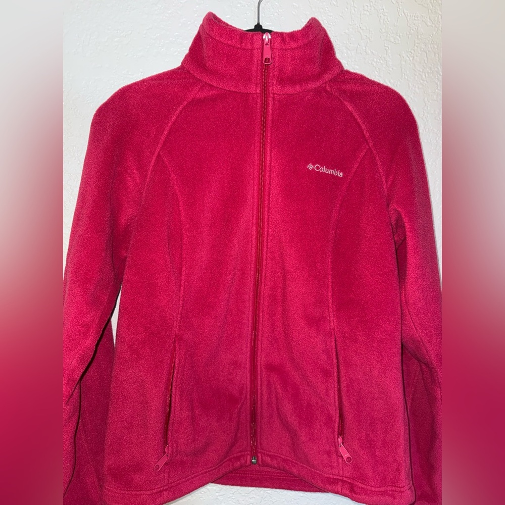 Columbia Red Fleece Jacket